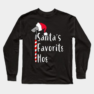 Santa's Favorite Hoe Long Sleeve T-Shirt